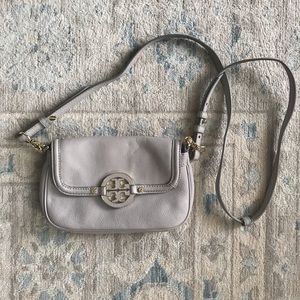 Tory Burch Gray Crossbody Purse